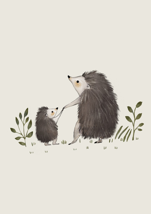 Poster FAMILIES - HEDGEHOG