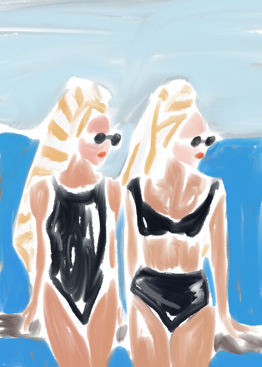 Плакат Summer time illustration