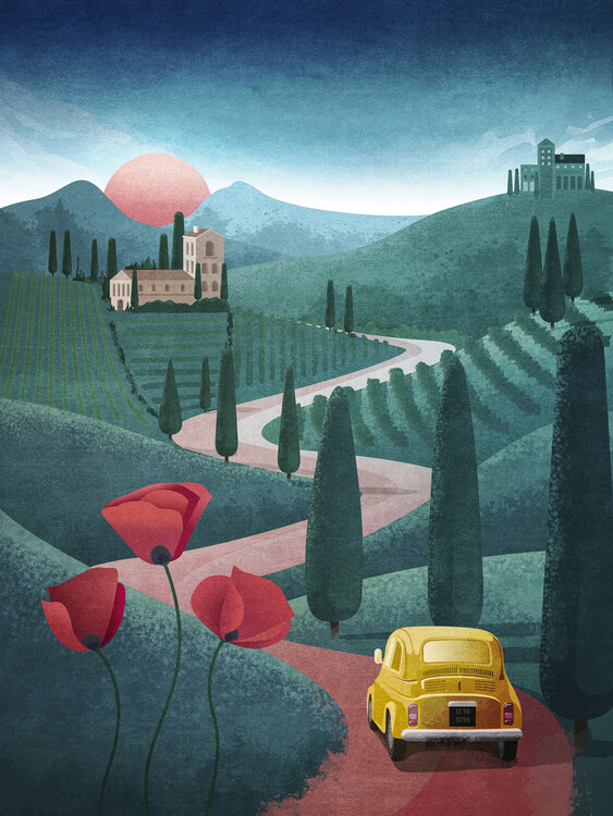 Poster Tuscany