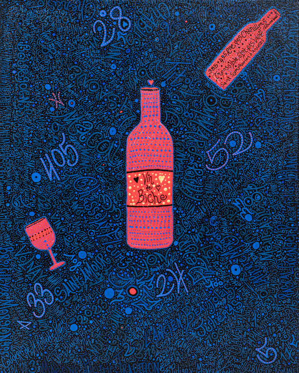 Sticker Vin De Biche