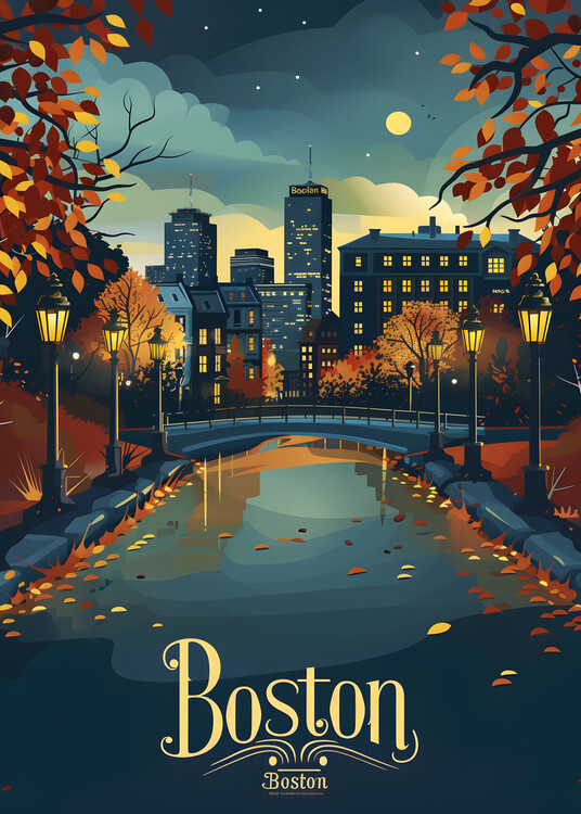 Poster Buston Exploring the Globe: Vintage-Style Travel Posters