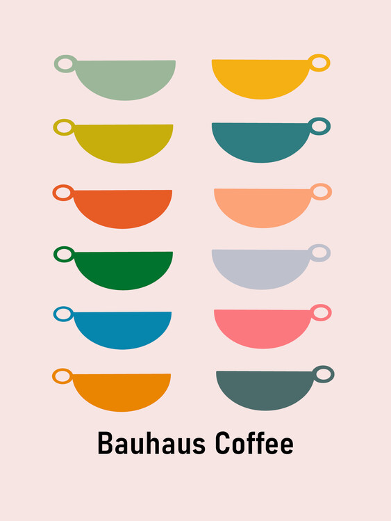 Poster Bauhaus Coffee