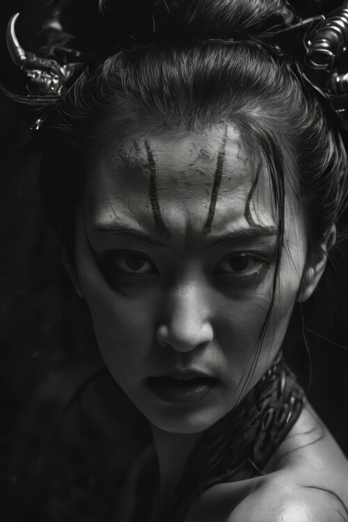 Αφίσα Dark traditional Geisha