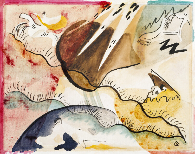 Poster Rain Landscape (1911)