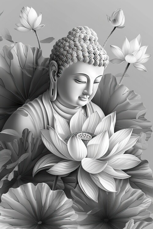Plakát Buddha portrait