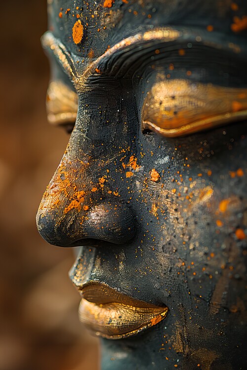 Canvas Print Buddha portrait