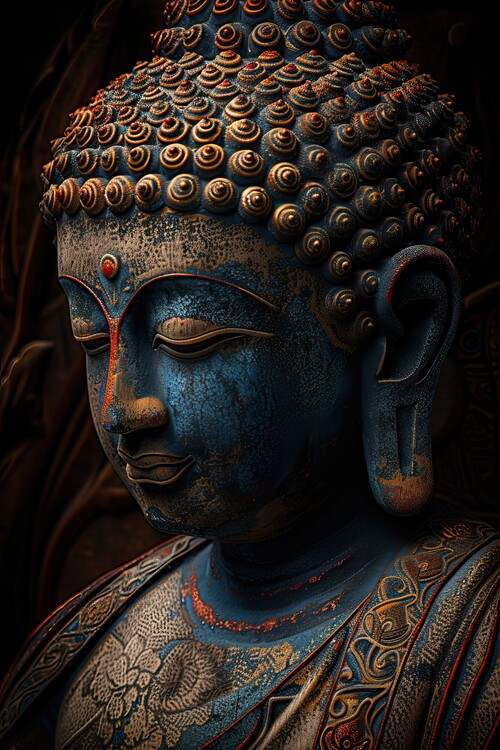 Plakát Buddha portrait