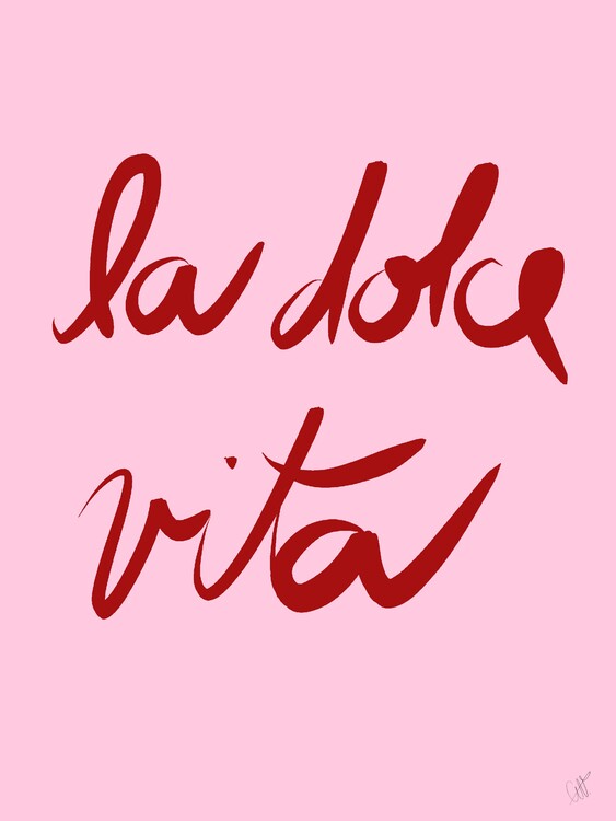 Plakat La dolce vita