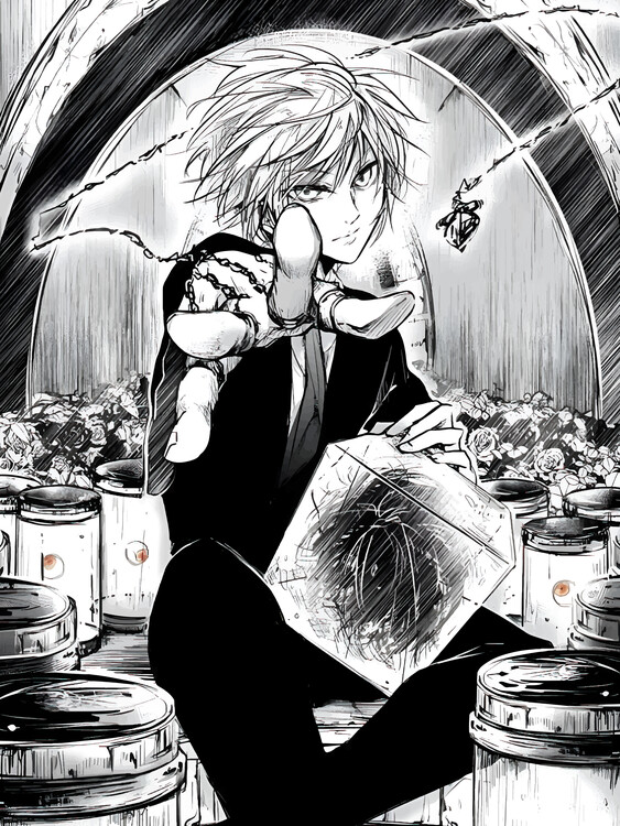 Hunter x Hunter Poster Encadré Key Art Livre 30x40cm