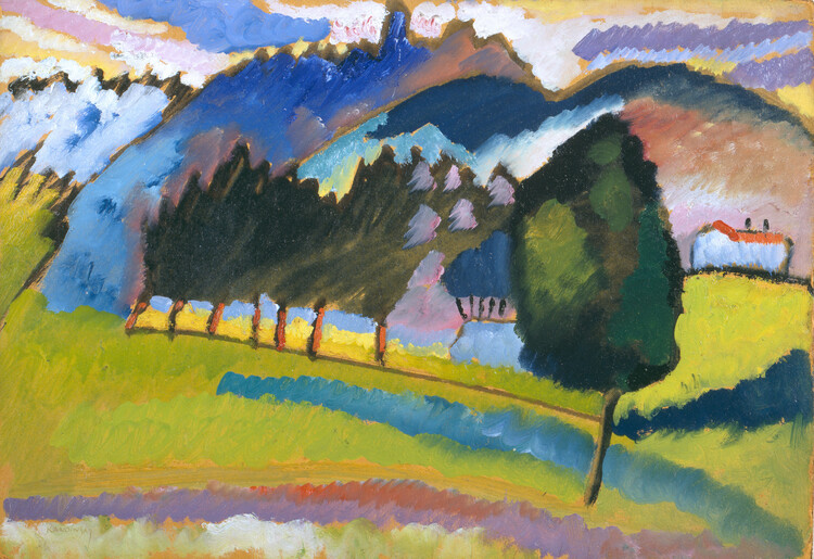 Poster Landscape with Rolling Hills (1910)