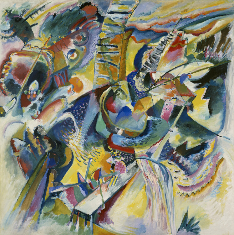 Bild auf Leinwand Improvisation Klamm