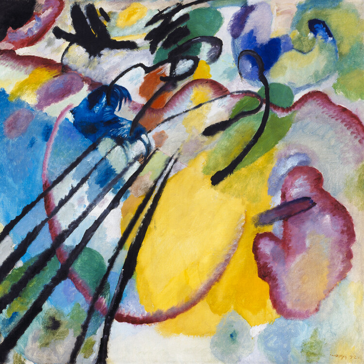 Poster Improvisation 26 (Rudern)