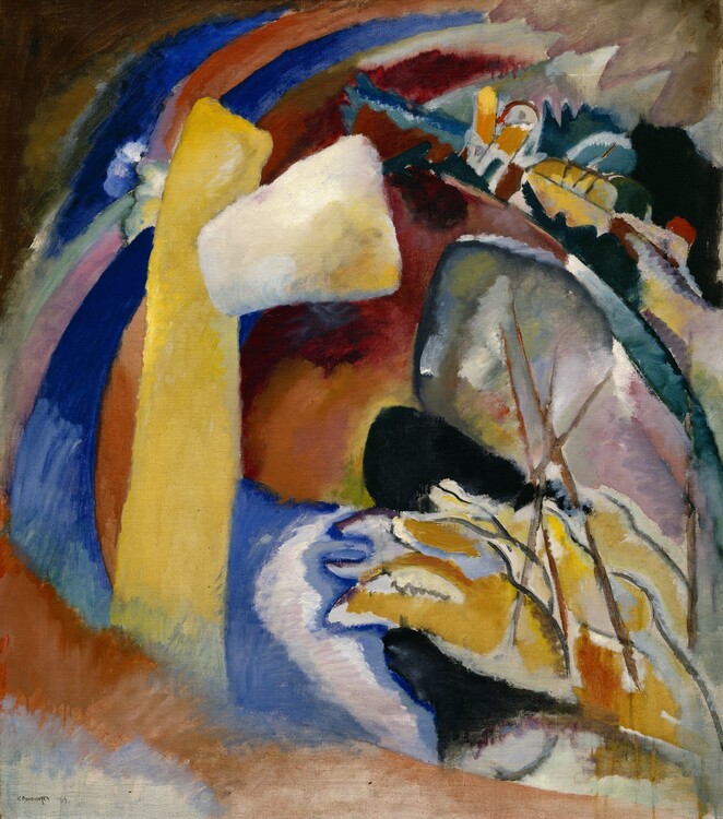 Poster Study for Painting with White Form (1913)