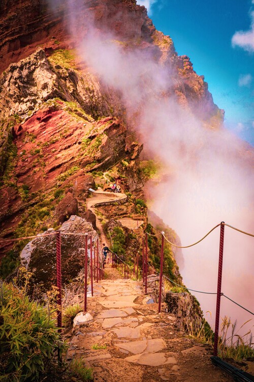 Plakát Berglandschaft auf Madeira Portugal Pico do arieiro