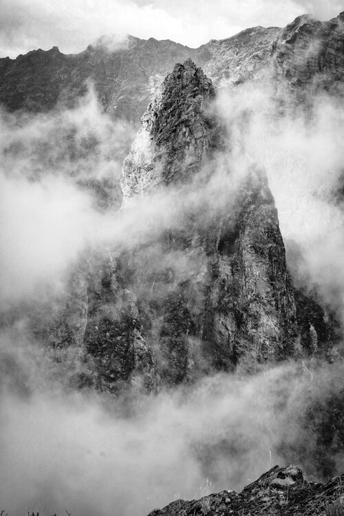 Poster Berglandschaft auf Madeira Portugal Pico do arieiro
