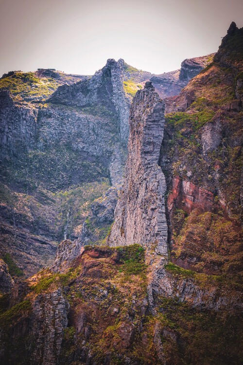 Poster Berglandschaft auf Madeira Portugal Pico do arieiro