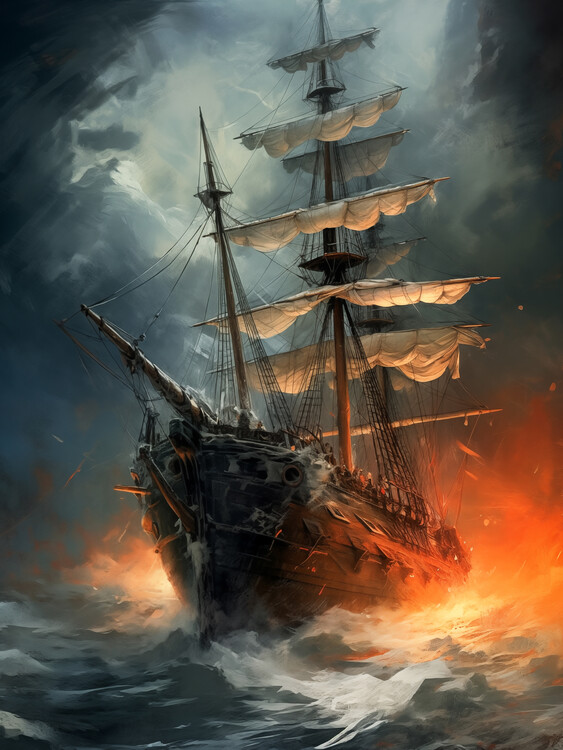 Poster Ghostly Galleon