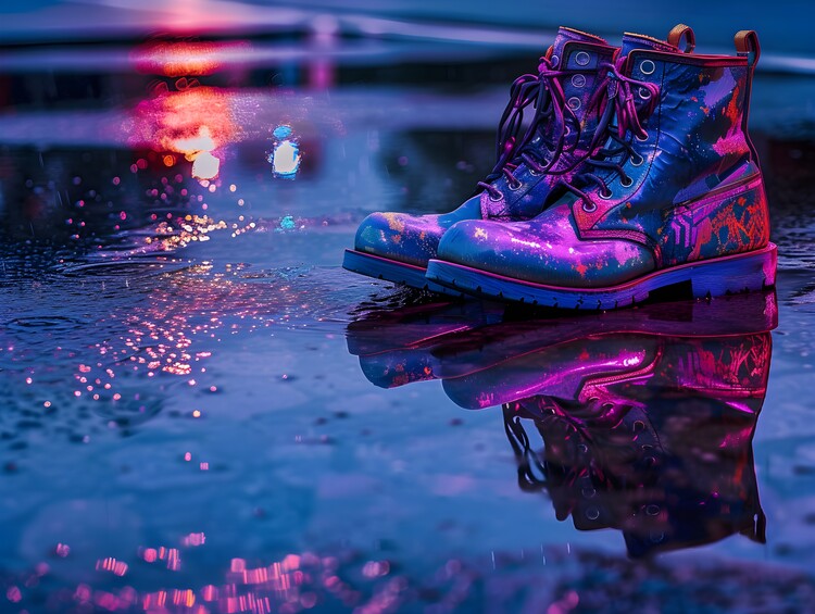 Poster Cyberpunk boots II