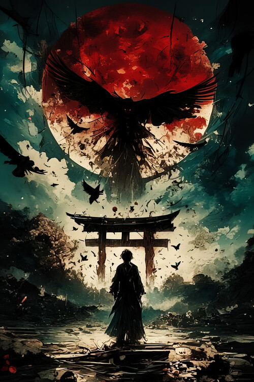 Poster anime landscape_chinese