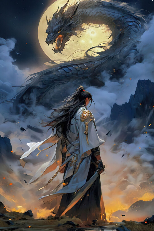 Poster dragon chinese