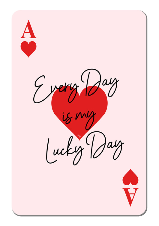Poster Lucky Day Ace Card