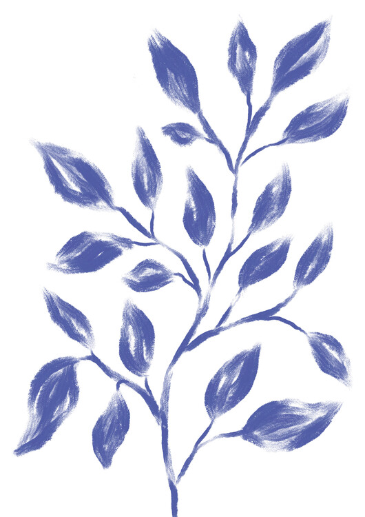 Poster Blue Twig One Set