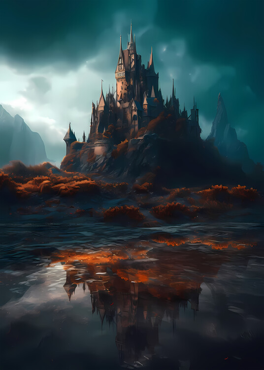 Poster Castle imaginary poster