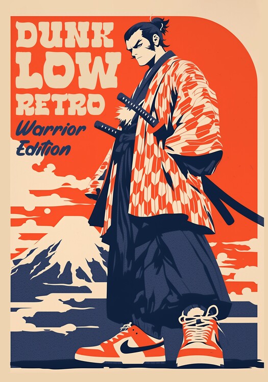 Canvas Print Samurai dunk