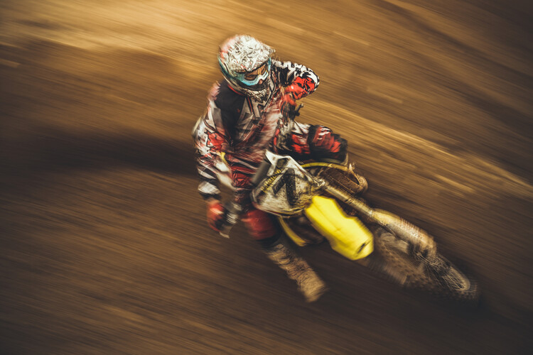 Canvas Print In The Motion