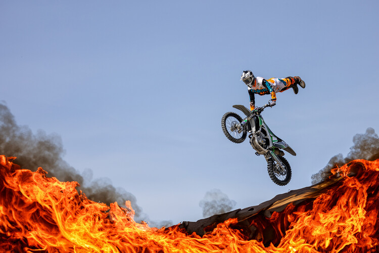 Poster Extreme bike show