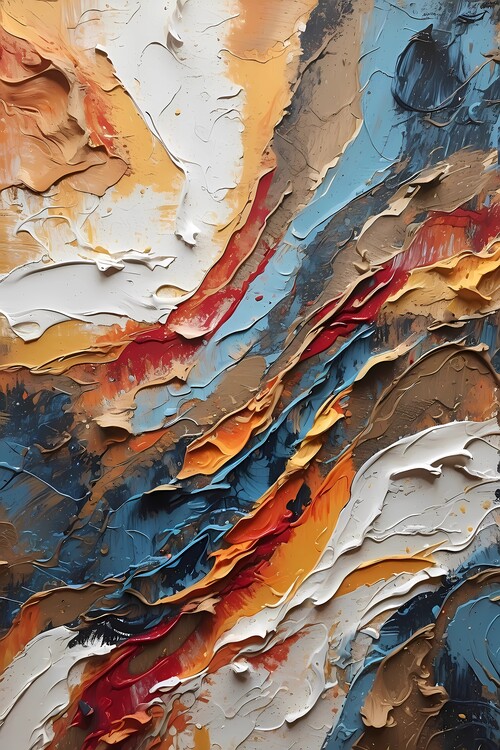 Poster Textured Symphony