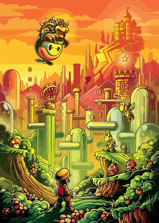 Poster Super Mario Bros