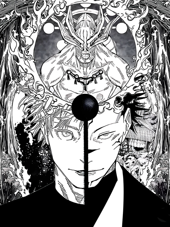 T-shirt Jujutsu Kaisen : Sukuna vs Gojo Satoru