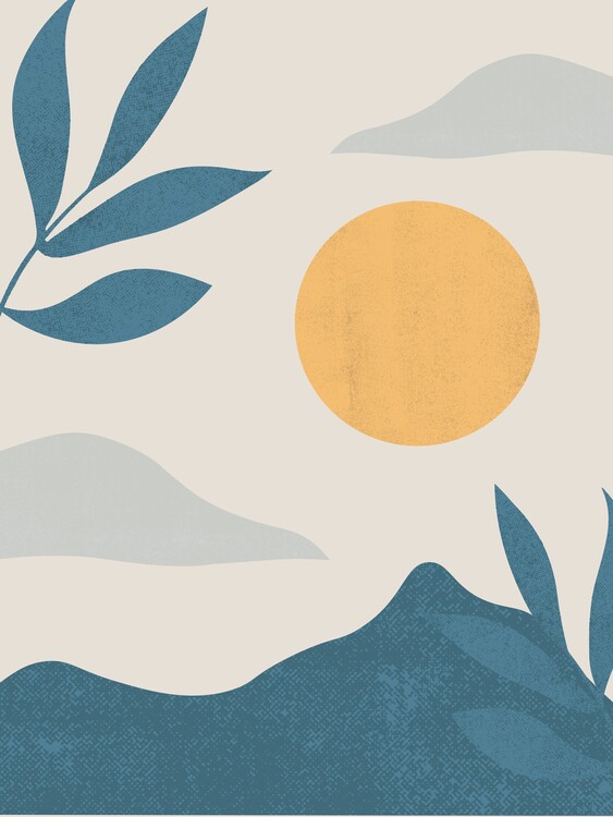 Poster Sunrise in the Mountains