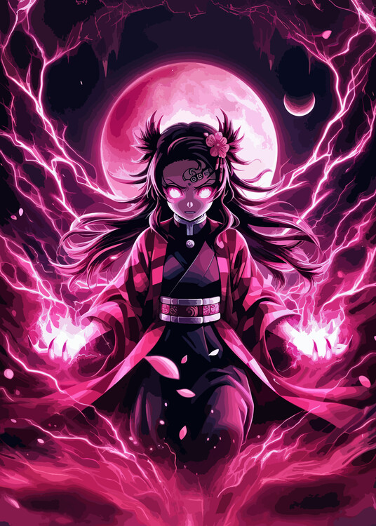 Plakát nezuko anime