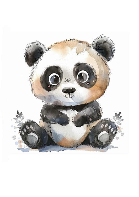 Plakát Adorable panda