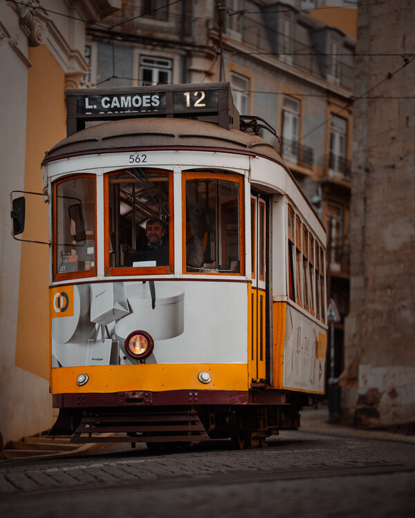 Poster Lisabon, Portugalsko, Električka