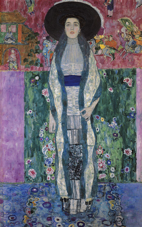 Levně Plakát, Obraz - Portrait of Adele Bloch-Bauer II, Gustav Klimt, 26.7 × 40 cm