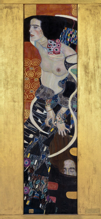 Levně Plakát, Obraz - Judith II (1909), Gustav Klimt, 23.2 × 50 cm