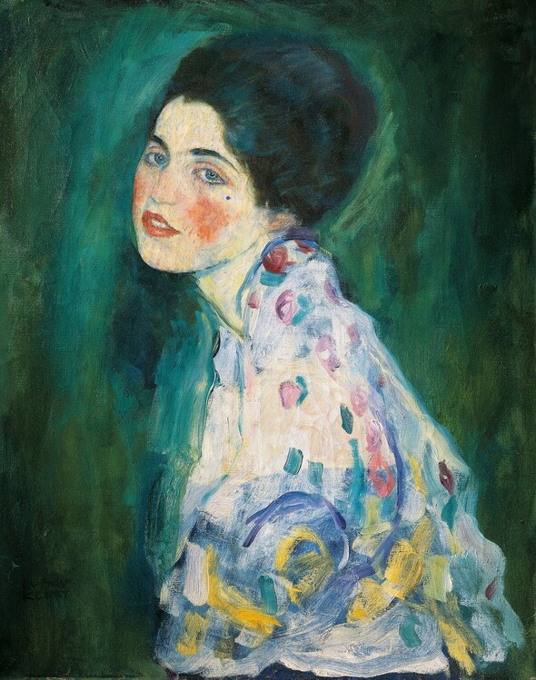 Levně Plakát, Obraz - Portrait of a young woman (1916–17), Gustav Klimt, 30 × 40 cm
