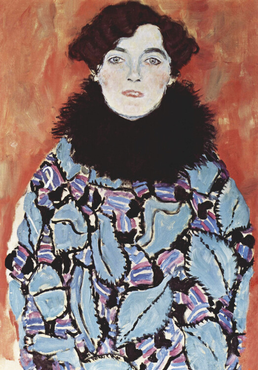 Levně Plakát, Obraz - Portrait of Johanna Staude, Gustav Klimt, 26.7 × 40 cm