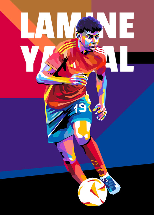 Плакат Wonderkid SPAIN Football Player