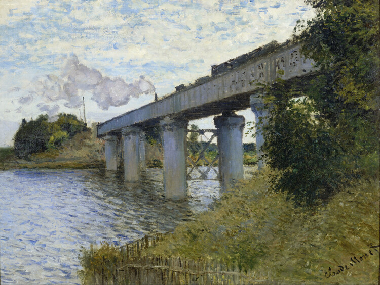 Poster The Railway Bridge at Argenteuil (1874)
