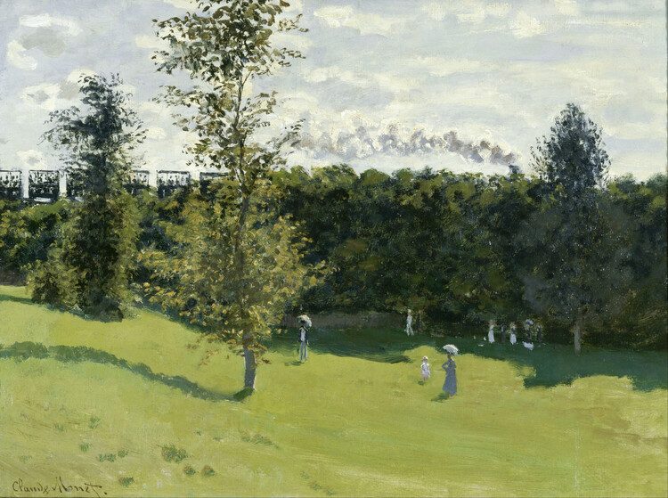 Plakát The Train in the Country (1870–71)
