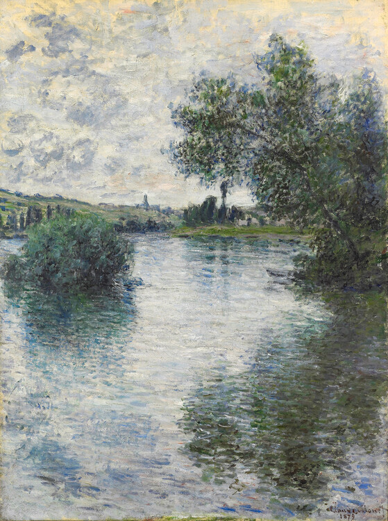 Plakát The Seine at Vetheuil (1879)