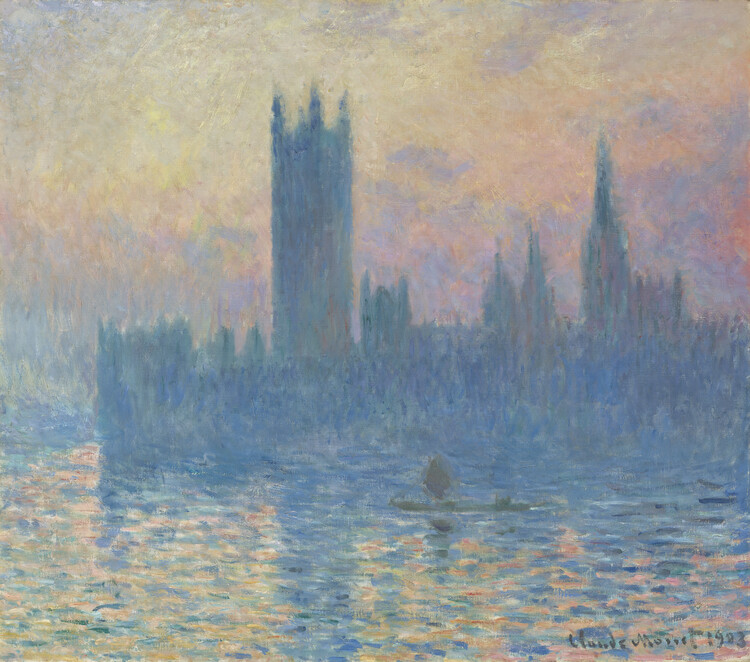 Плакат The Houses of Parliament / Sunset (1903)
