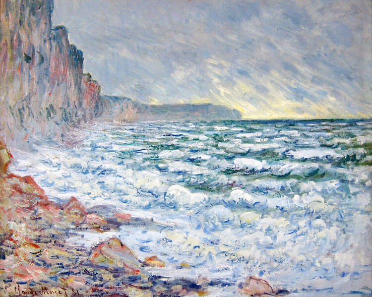 Canvas Print Fécamp, seaside