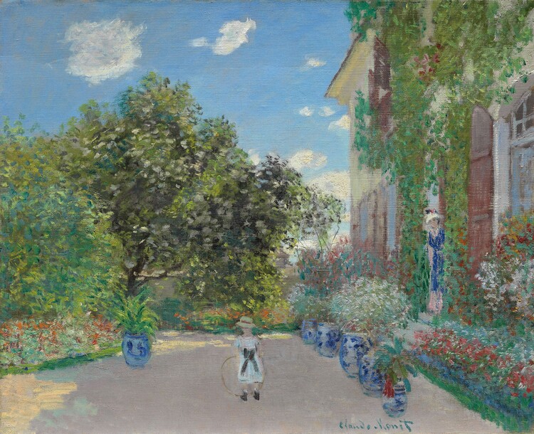 Plakat The Artist's House at Argenteuil (1873)