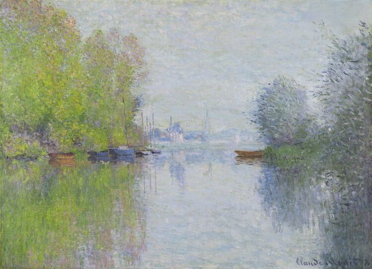 Bilde på lerret Automne sur la Seine Argenteuil (1873)