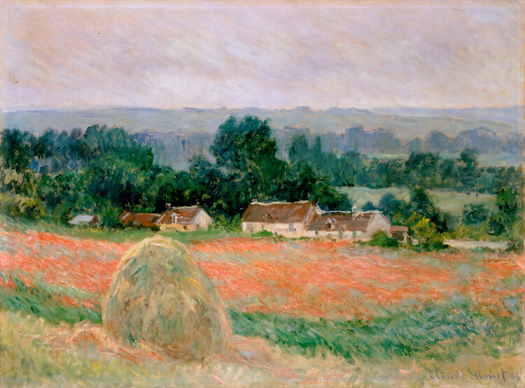 Plakat Haystack at Giverny, 1886